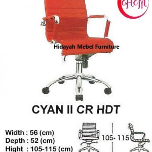 Kursi Kantor Manager Indachi HM Cyan II CR Bandung