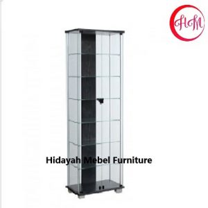 Lemari Kaca / Lemari Etalase 6 Susun Graver HM LH 6606 H Bandung