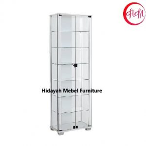 Lemari Kaca / Lemari Etalase 6 Susun Grav HM LH 6606 P Bandung